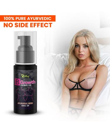 B Growth Breast Spray Oil - Increase Breast Size by Two Cups | Women's Breast Enhancement Oil - Buy Online on GoSupps.com