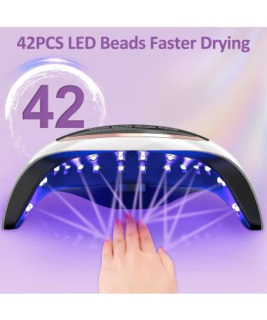 UV LED Nail Lamp - Professional Gel Polish Light with Auto Sensor and LCD Touch Screen - Buy Online on GoSupps.com