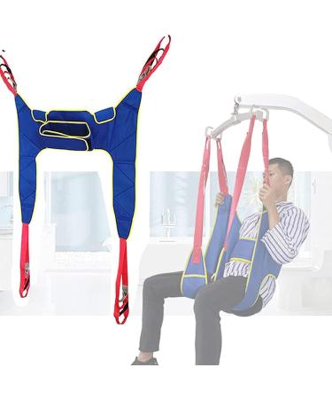 Patient Lift Sling with Opening U Shape Divided Leg Sling Lifting Aid Straps for Safe and Easy Patient Transfer Bed Positioning and Bathing Assist Aids Hoyer Sling