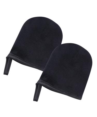 Beaupretty 2pcs Self Tanning Mitt Self Tanner Mitt Applicator Tanning Gloves Face Tanner Exfoliating Glove Cream Lotion Mousse Body Cleaning Gloves