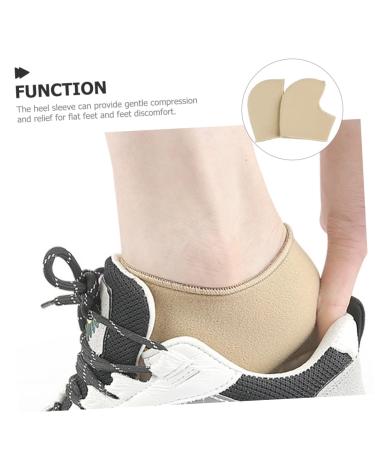 Buy Hemoton Heel Protectors - Breathable Knee Pads & Ankle Covers for Plantar Support | 1 Pair Khaki - Buy Online on GoSupps.com
