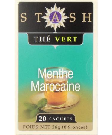 Stash Moroccan Mint Green Tea - Caffeinated, Non-GMO, 120 Bags - Pack of 6 - Buy Online on GoSupps.com
