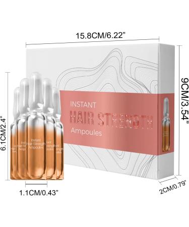 Shantou Yingji Volumizing hair strengtheners Intensive treatment for fall and thinning with tocopherol regenerating serum for hair growth and strength serum for damaged and dry hair 2 ml x 7 pieces - Buy Online on GoSupps.com