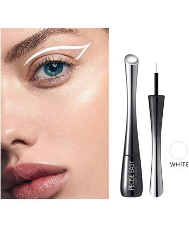 Color eyeliner professional liquid eyeliner pen with bright color makeup (white) - Buy Online on GoSupps.com
