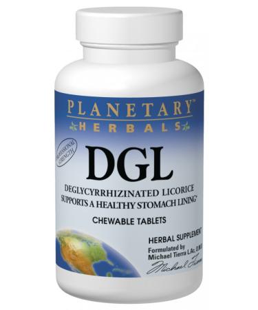 Planetary Herbals DGL Deglycyrrhizinated Licorice 200 Chewable Tablets