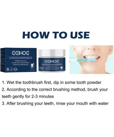 Fortbite Tooth Powder Fortbite Toothpaste Teeth Cleaning Powder Teeth Whitening Powder Stain Removal for Healthy Teeth and Gums (1pcs) - Buy Online on GoSupps.com