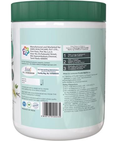 Nefro LP (FKA Nephro LP) Non-Dialysis Care Protein Powder - Low Protein High Fat Formula Enriched with L-Taurine L-Carnitine for Kidney/Renal Health No Added Sugar Vanilla Flavour - Buy Online on GoSupps.com