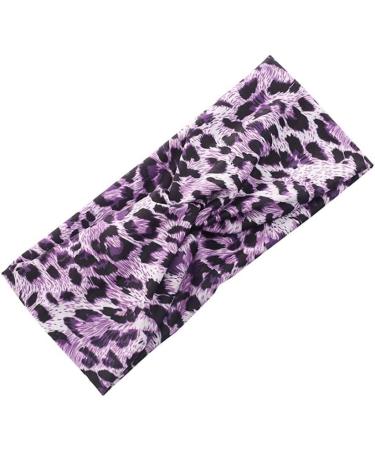 Wiwpar Boho Headbands for Women - Criss Cross Elastic Leopard Twist Hair Wraps | Pack of 2 for Yoga & Outdoor Style 3 - Buy Online on GoSupps.com