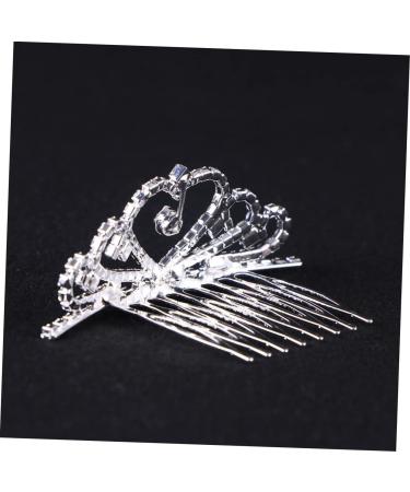 FRCOLOR Girl Combs for Prom Mini Rhinestone Hair Comb Headpiece Kids Comb Girl with Combs Kids Tiara Comb for Girls Headdress Child Crown - Buy Online on GoSupps.com