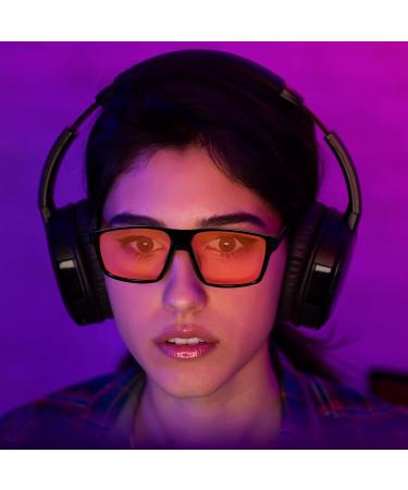Blue Light Blocking Glasses Gaming Glasses Computer Gamer Glasses Powerful Professional Filter Anti-Fatigue Anti Glare UV & Eyestrain Screen Glasses for Women Men (Video Games Console TV PC) Black - Buy Online on GoSupps.com