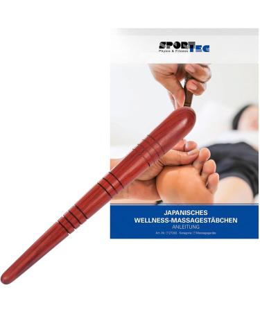 Sport-Tec Japanese Massage Stick | Hardwood Therapeutic Massage Device with Instructions - Shop Internationally - Buy Online on GoSupps.com