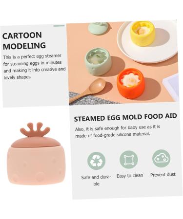 COLLBATH 1pc Steamed Egg Mold Silicone Molds Microwave Egg Bread Cake Cartoon Steamed Egg Cup Food Baby Jelly - Buy Online on GoSupps.com