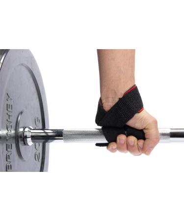 Gorilla Wear Padded Lifting Straps - Black - Premium Bodybuilding & Fitness Accessory - One Size - Black/Red/White - International Shipping Available - Buy Online on GoSupps.com