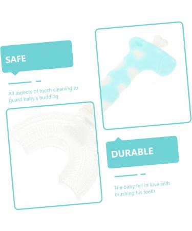 Beavorty 9 STK Children's Cartoon Toothbrush Set - Toddler Massage Toothbrush - Silicone Manual Brush for Bright Smiles - Safe Food-Grade Quality - Buy Online on GoSupps.com