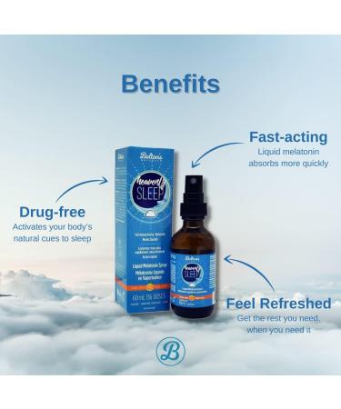 BOLTON'S NATURALS - Heavenly Sleep Liquid Melatonin Spray - 60 mL - Buy Online on GoSupps.com