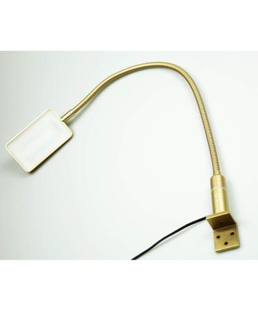 Kalb 4W LED Bedside Lamp Set of 2 - Matt Brass Reading Flex Lamps for Furniture - International Shipping - Buy Online on GoSupps.com