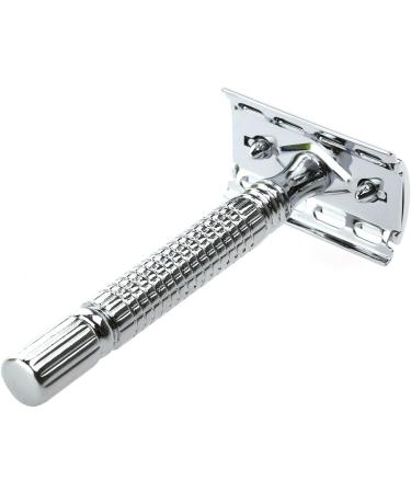 ULTNICE Stainless Steel Classic Safety Razor | Double Edged Shaver for a Smooth & Safe Shave | International Shipping Available - Buy Online on GoSupps.com