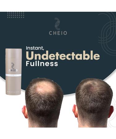 Hair Thickening Fibers - 27.5g - Medium Brown - Keratin Solution for Bald Spots & Thinning Hair - Fast Coverage for Men & Women - Buy Online on GoSupps.com