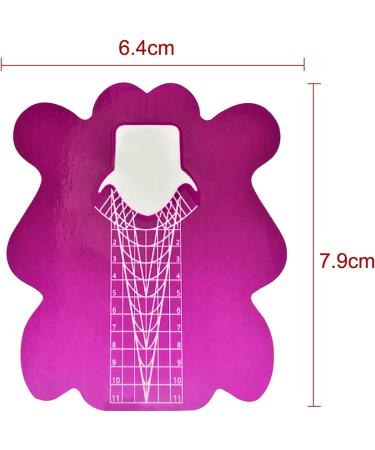100pcs Pro Square Nail Form French Acrylic UV Gel Tips Extension Sticker | Manicure Tools - Buy Online on GoSupps.com