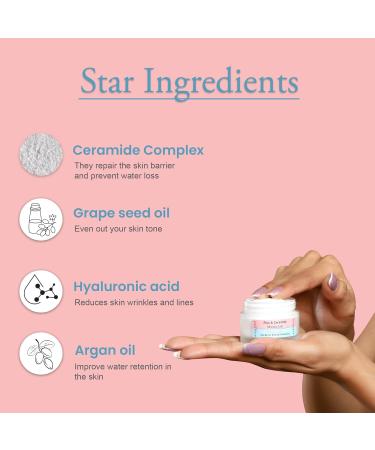 Korean Glass Skin Rice & Ceramide Moisturizer - Nourishing Skin Barrier Reduces Fine Lines & Age Spots - 50ml (1.69 Fl Oz) - International Shipping - Buy Online on GoSupps.com