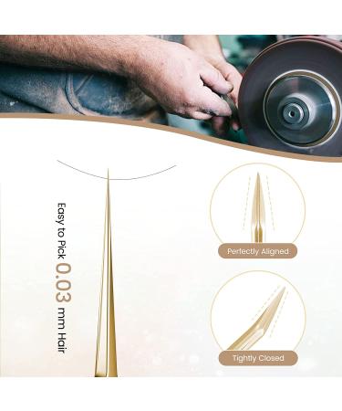 LANKIZ Professional Boot Tweezers | L Angled Tips | Volume Tweezer Tool for Eyelash Extensions | 3D-5D Individual Volume Fan Making | Precision Lash Extensions - Boot 08A - Buy Online on GoSupps.com