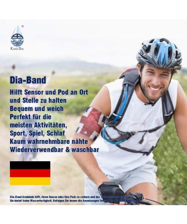 Dia Band Ultrad nn - Glucose Sensor Protection Bracelet for Freestyle Libre Medtronic Dexcom & Omnipod | Comfortable Reusable Diabetic Band XXXL (35-38 cm) - Buy Online on GoSupps.com