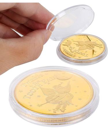 Tooth Fairy Coins - 20 Gold Coins for Kids | Perfect Lost Tooth Gifts & Souvenirs | Unique Tooth Fairy Gift Ideas for Boys & Girls - Buy Online on GoSupps.com