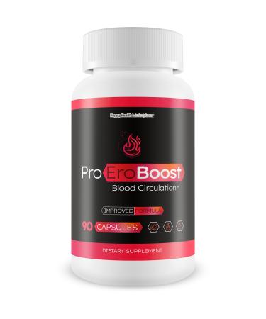 Pro EroBoost - Improved Formula - Our Best Advanced Blood Flow Supplement for Men & Best Circulation Supplement - Increase Blood Flow Max Performance - Vasodilator Nitric Oxide Circulation Pills