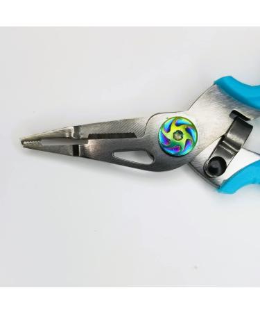 Loud Mouth Bass Fishing Pliers Set - Stainless Steel Titanium Coated Needle Nose, Split Ring, and Hook Remover Tool for Fishermen - Buy Online on GoSupps.com