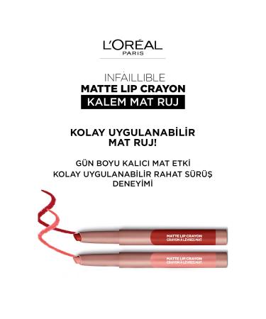 Lip Crayon Eb Matte 109 Flirty Coffee - Long-Lasting Smooth Finish | International Shipping Available - Buy Online on GoSupps.com
