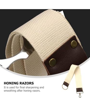 FOMIYES Straight Razor Strop - Barber Sharpening Cloth with Dual Cowhide Straps - Buy Online on GoSupps.com