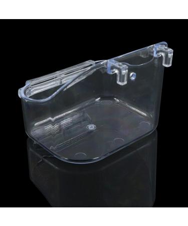 Parrot Bath Box Bird Cage - 1 Piece Parakeet Caged Accessory Supplies Bathing Tub Bath for Most Birdcage Pet Parrot Budgie Parakeet Lovebird Cockatiel Cage Water Shower Transparent - Buy Online on GoSupps.com