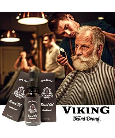 Beard Oil - Styling Growth Conditioner for Men - Sandalwood Scent Made With Jojoba & Argan Oils - Buy Online on GoSupps.com