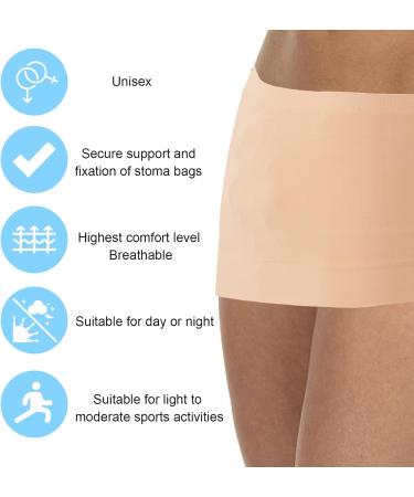 Buy Ostomy Support Garments | Hernia & Colostomy Belts & Wraps - Premium Quality Ostomy Bag Covers for Medium/Large Skin - Buy Online on GoSupps.com