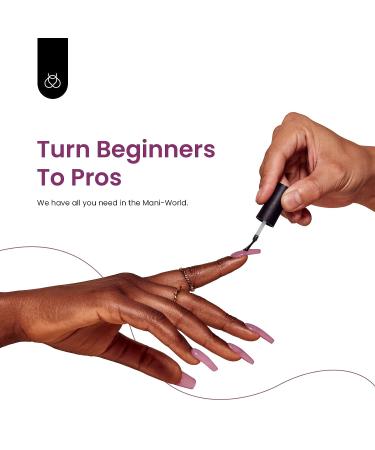 Beetles 4 Colors Purple Glitter Gel Nail Polish Set - Lilac Mauve Kit for DIY Manicure & Home Nail Decoration - Soak Off LED Lamp Gel Polish - Perfect Gifts for Women - Buy Online on GoSupps.com