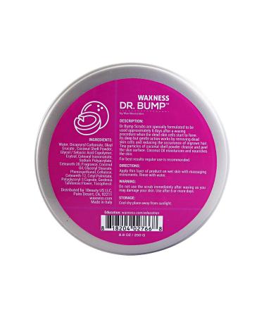 Waxness Dr. Bump Coconut Shell Scrub 3 in 1 - Deep Exfoliating Treatment 8.8 Oz / 250 g | International Shipping - Buy Online on GoSupps.com