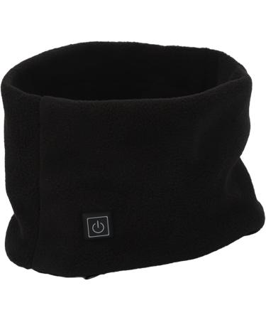Soft Black Heating Scarf - Versatile Electrically Heated Neck Wrap with 3 Adjustable Temperatures for Autumn Comfort - Buy Online on GoSupps.com