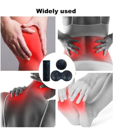 Fascia Ball and Roller Set - 3 Piece Massage Set for Pain Relief & Fascia Training | Perfect for Back Neck & Spine - Buy Online on GoSupps.com