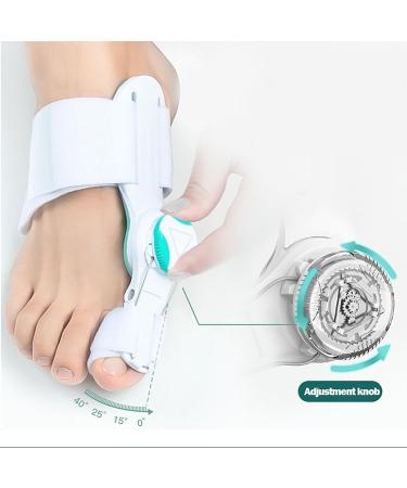 Bunion Corrector for Women and Men | 180 Flexible Rotation | Precise Scale Adjustment | Movable Joint Design | Silicone Inner Pad | Bunion Relief - Buy Online on GoSupps.com