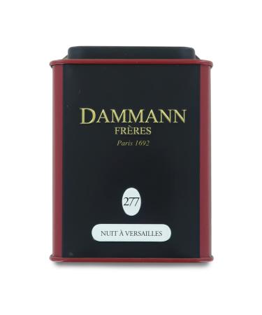 Dammann Nuit Versailles - Th vert avec bergamote kiwi et p che jaune bo te 100g - Dammann Fr res 100 g (Lot de 1)