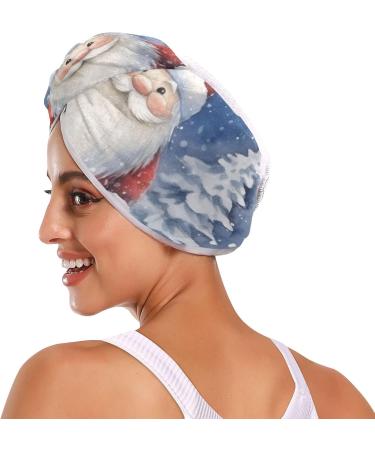 Winter Dwarf Hair Towel 2 Pack - Super Absorbent Quick Dry Hair Turbans for Women & Girls - Perfect Gift - Buy Online on GoSupps.com
