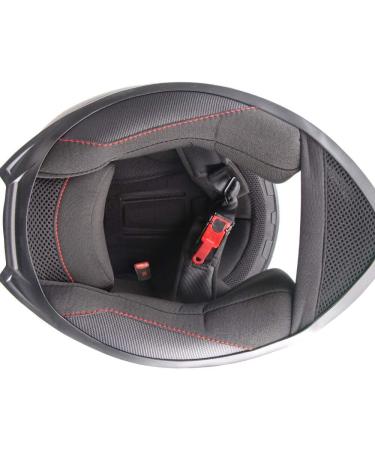 CGM Unisex VALENCIA JEREZ Full Face Helmet - Matt Black Red XL (61-62cm) | International Shipping Available - Buy Online on GoSupps.com