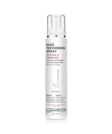GIOVANNI Hair Texturizing Spray - Flexible Hold Controls and Defines Hairstyles Improves Hair Texture Smooths Frizz For All Hair Types - 7 oz