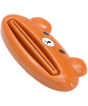 Virtcooy Pet Toothpaste Squeezer | Cartoon Animal Toothpaste Dispenser - Bear Shaped Panda Frog Cute Toothpaste Extruder Bathroom Accessories Ours - Buy Online on GoSupps.com