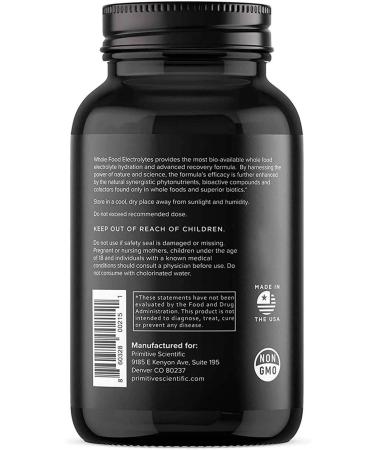 Whole Food Electrolyte Supplements - 120 Tablets for Energy Hydration & Rejuvenation | Magnesium Zinc Calcium & Potassium - Buy Online on GoSupps.com