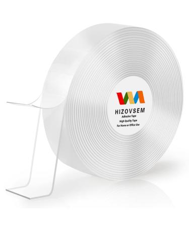 Nano Tape   16.5ft Extra Long  Double Sided Tape Heavy Duty  Endure 18 Pounds  Removable Residue-free Adhesive Mounting Tape  Reusable and Washable Transparent Tape - Versatile for Photo/Poster/Carpet 1.18in x 16.5ft 1 - Buy Online on GoSupps.com