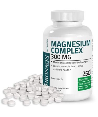 Triple Magnesium Complex Maximum Coverage 300 Mg Magnesium Oxide Magnesium Citrate Magnesium Carbonate  Non-GMO Formula  250 Tablets - Buy Online on GoSupps.com