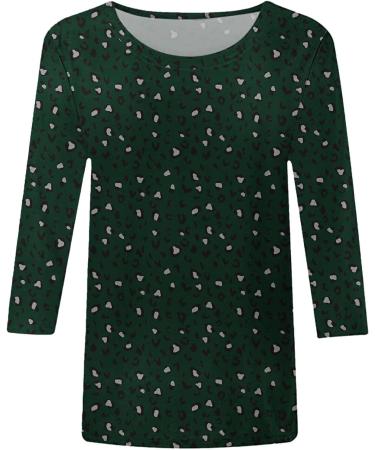 Women's T-Shirt Summer Blouse Shirt Women's T-Shirt O-Neck Elegant Clothing Women Summer Shirts Loose Basic Tops Casual Cotton Blouse Women's Tops Plain Long Sleeve Shirt Large Shirts Tops Green XL - Buy Online on GoSupps.com