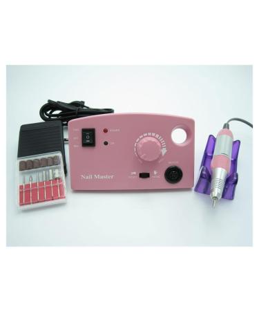 Nail kit Electric Nail Drill 30000 RPM Nail E Files 110V-240V Equipment Manicure Pedicure Set File Tools with Drill Bit 30000rpm Nail kit for Beginners with Everything Pink