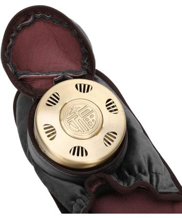 Portable Moxibustion Bag - Adjustable Smoke-Free Copper Moxa Box for Heating Therapy - Buy Online on GoSupps.com